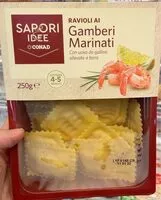 Mängden socker i Ravioli ai gamberi marinati