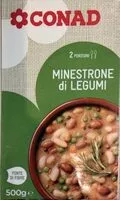Mängden socker i Minestrone di legumi