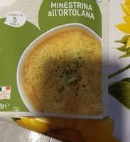 Mängden socker i Minestrina all'Ortolana