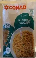 Mängden socker i Tris di cereali con curry