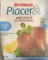 Mängden socker i Bresaola di tacchino