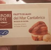 Mängden socker i Filetti di alici del mar cantabrico