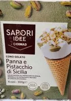Mängden socker i Cono gelato