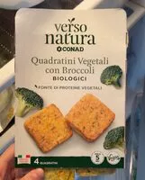Mängden socker i Quadratini vegetali