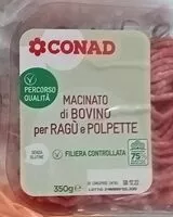 Mängden socker i Macinato di bovino per ragù e polpette