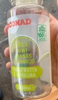 Mängden socker i Mela kiwi ananas e spinacio