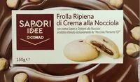 Mängden socker i Frolla ripiena di crema alla nocciola
