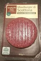 Mängden socker i Maxiburger di scottona