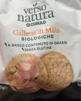 Mängden socker i Gallette di Mais Biologiche