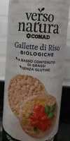 Mängden socker i Gallette di riso biologiche Verso Natura