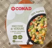 Mängden socker i Minestrone di verdure