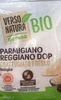 Mängden socker i Parmigiano reggiano grattugiato bio