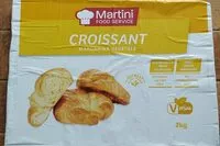 Mängden socker i Margarina vegetale per Croissant