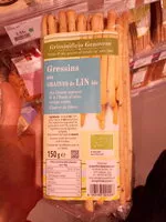 Mängden socker i Gressins aux graines de lin