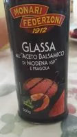 Mängden socker i Monari Crema Aceto Balsamico Fragola ML250