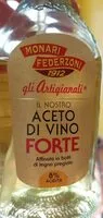 Mängden socker i Aceto di vino forte