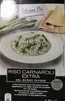 Mängden socker i Riso Carnaroli Extra del Basso Pavese