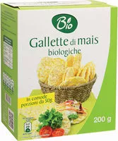 Mängden socker i Gallette di mais biologiche
