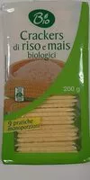Mängden socker i Crackers di riso e mais biologici