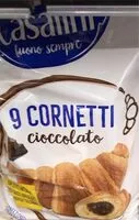 Mängden socker i Cornetti al cioccolato