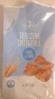 Mängden socker i Treccina integrale