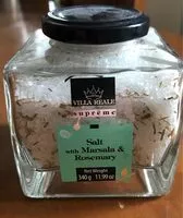 Mängden socker i Salt with Marsala and Roselary