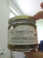 Mängden socker i Pesto siciliano con pecorino siciliano dop