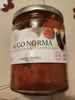 Mängden socker i Sugo norma con ricotta salata di sicilia