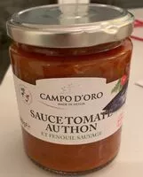 Mängden socker i Sauce tomate au thon et fenouil sauvage