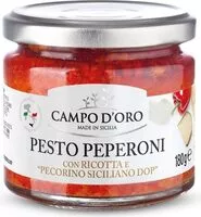 Mängden socker i Pesto dIGPeperoni con ricotta e pecorino siciliano dop