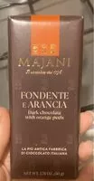 Mängden socker i Fondente e arancia