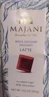 Mängden socker i Cioccolato al latte senza zuccheri aggiunti