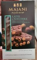 Mängden socker i Latte e nocciole