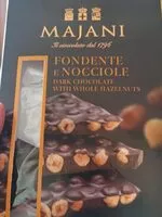 Mängden socker i Cioccolato fondente Majani