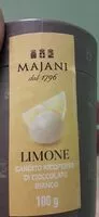 Mängden socker i Limone candito ricoperto di cioccolato bianco