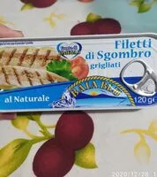 Mängden socker i Filetti di sgombro