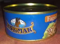 Mängden socker i Fagioli e tonno