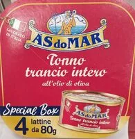 Mängden socker i Tonno trancio intero
