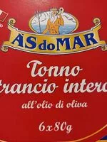 Mängden socker i Tonno trancio intero all'olio d'oliva