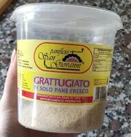 Mängden socker i Grattugiato di solo pane fresco panificio San Giovanni