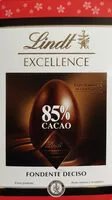 Mängden socker i Lindt excellence uovo di Pasqua 85% cacao