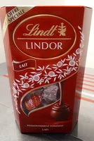 Mängden socker i Bonbons chocolat lait Lindor