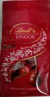 Mängden socker i Lindt sachet lindor lait