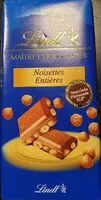 Mängden socker i chocolat noisettes entières