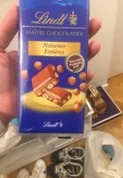 Mängden socker i Lindt noissettes entieres