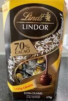 Mängden socker i Lindor 70% cacao