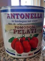 Mängden socker i Antonella, pomodori pelati