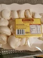 Mängden socker i Meringhe