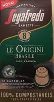 Mängden socker i Le Origini Brasile café 100% arábica