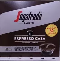 Mängden socker i Espresso casa cialde